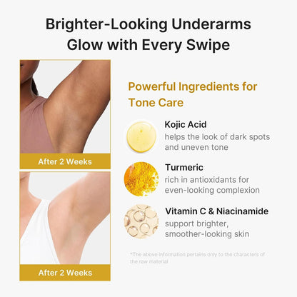 medicube Kojic Acid & Turmeric Deodorant Stick, Aluminum-Free